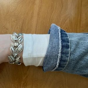 Lisner Vintage Women’s Faux Jewelry Silver Bracelet